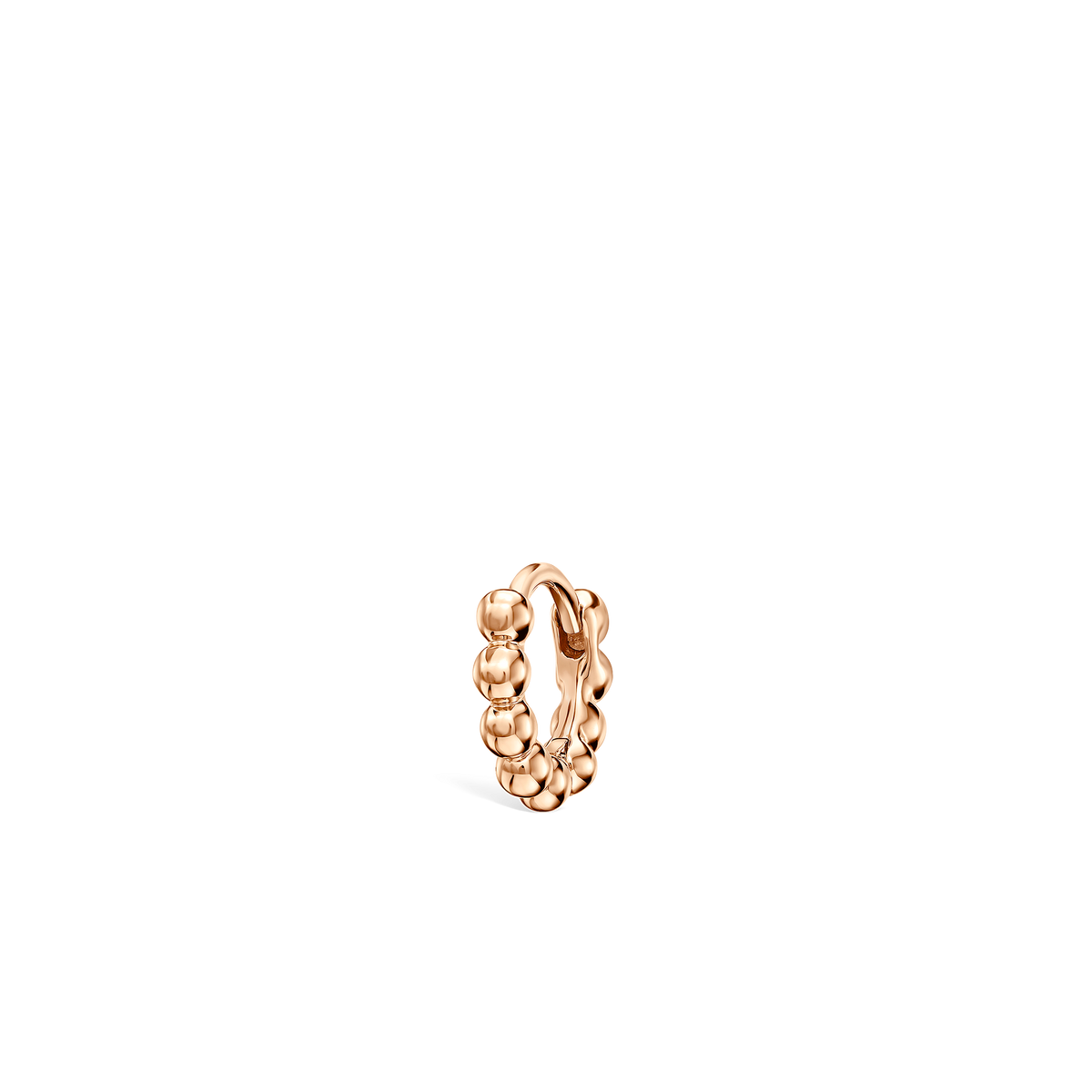 Granulated Hoop Earring