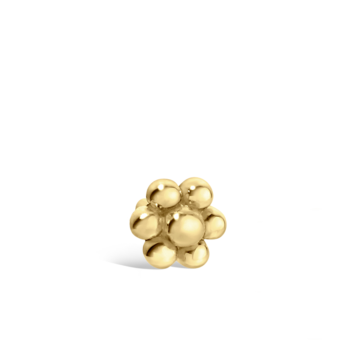 Ball Flower Tash Threaded Backing