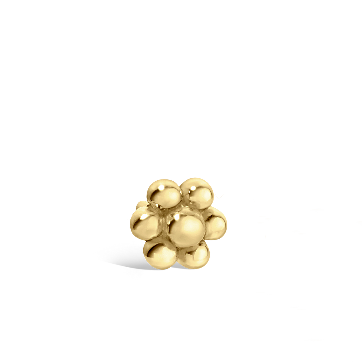 Ball Flower Tash Threaded Backing
