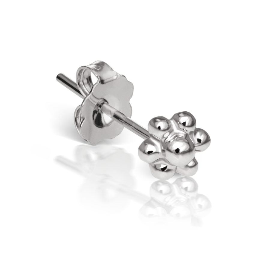 Ball Flower Stud Earring