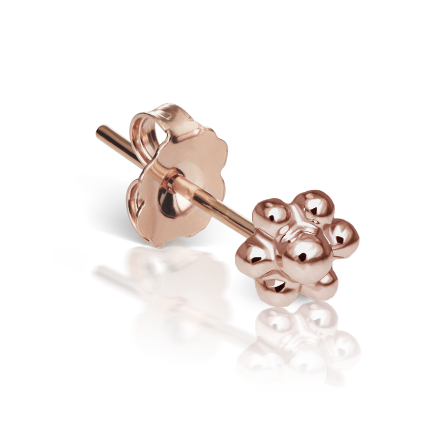 Ball Flower Stud Earring