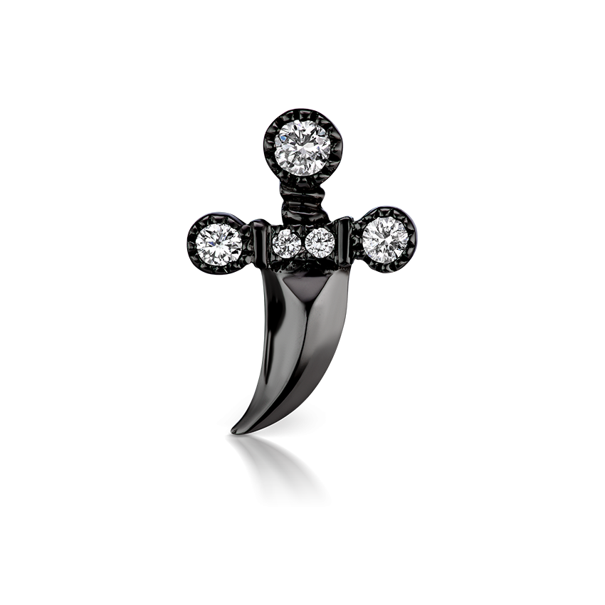Diamond Dagger Threaded Stud With Titanium Backing