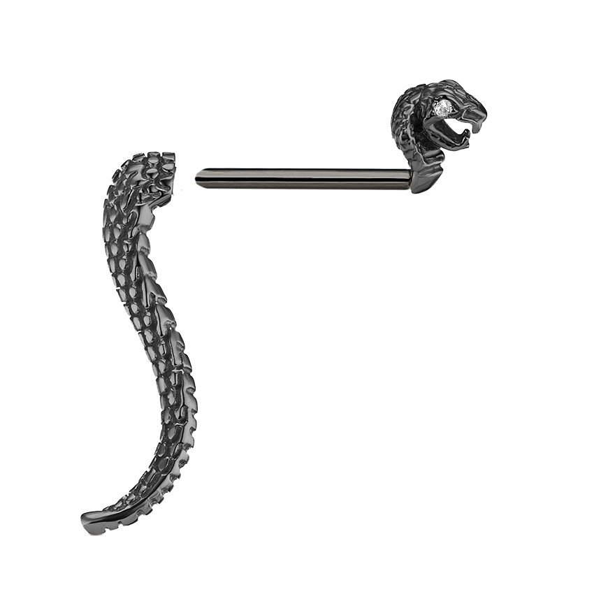 Diamond Eyes Diamond Hood Cobra Talon Traditional Earstud