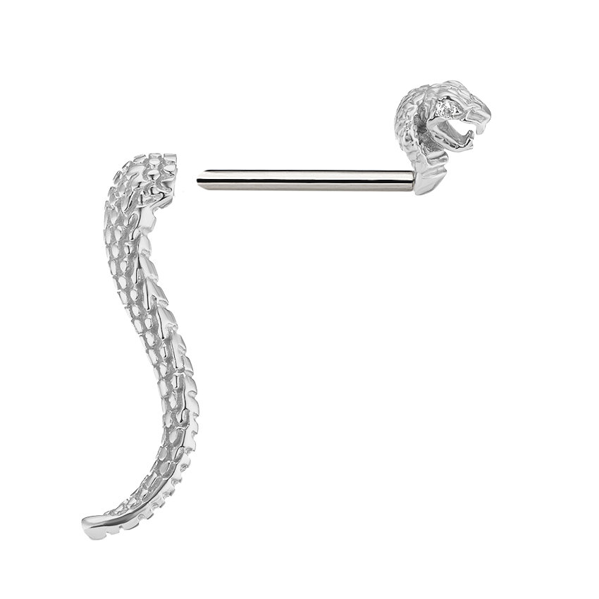 Diamond Eyes Diamond Hood Cobra Talon Traditional Earstud