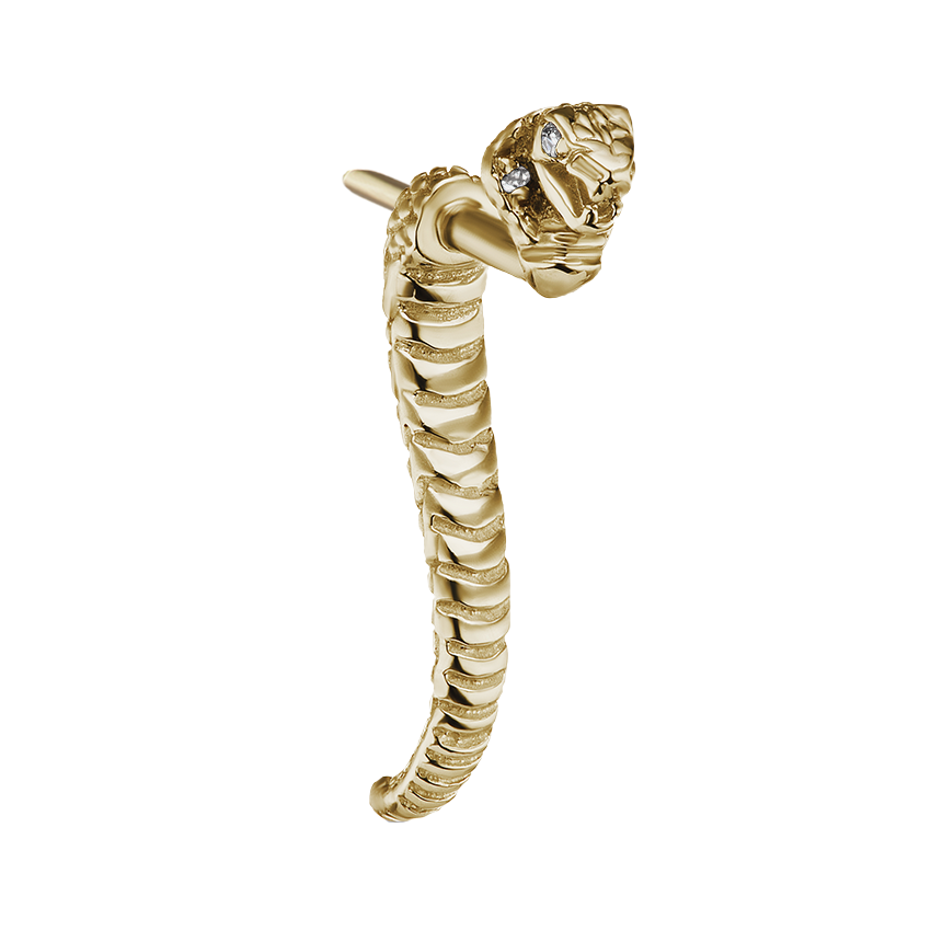 Diamond Eyes Diamond Hood Cobra Talon Traditional Earstud