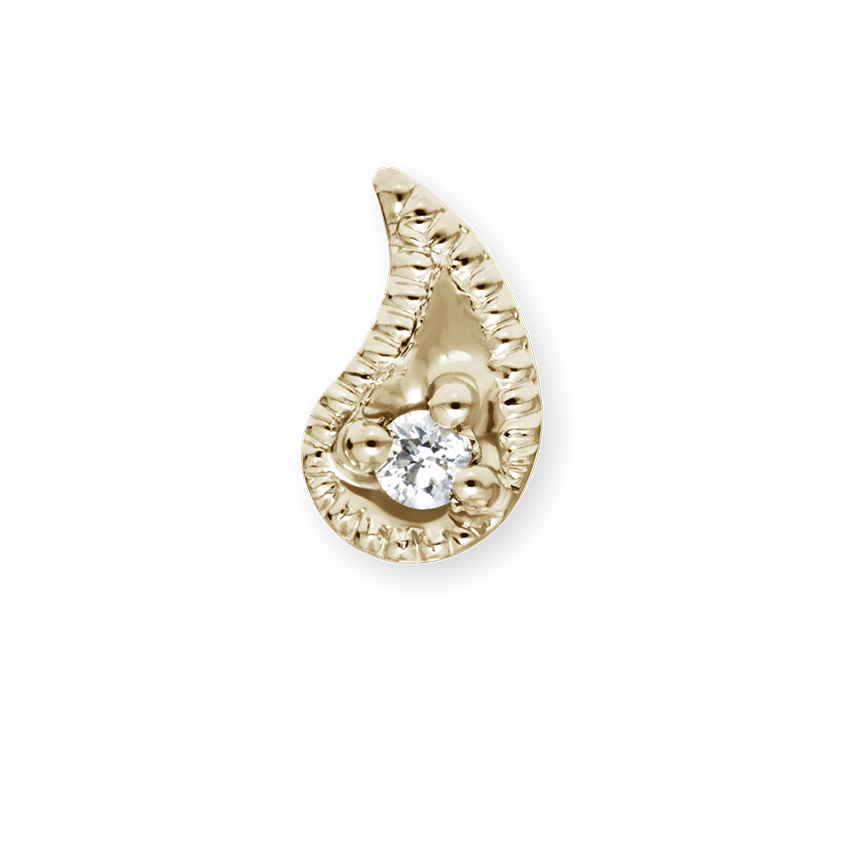 Diamond Paisley Nostril Screw