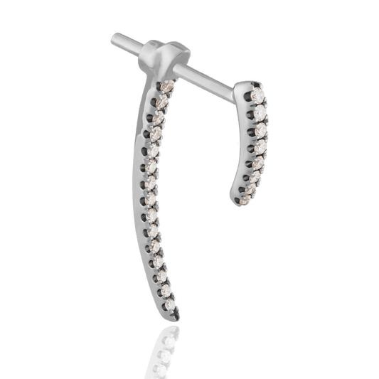 Diamond Talon Stud Earring