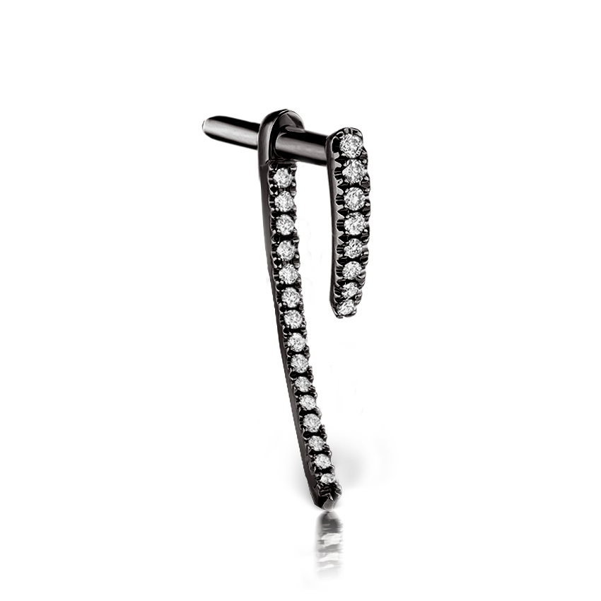 Diamond Talon Stud Earring