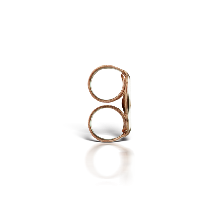 14k Gold Traditional Stud Earring Back