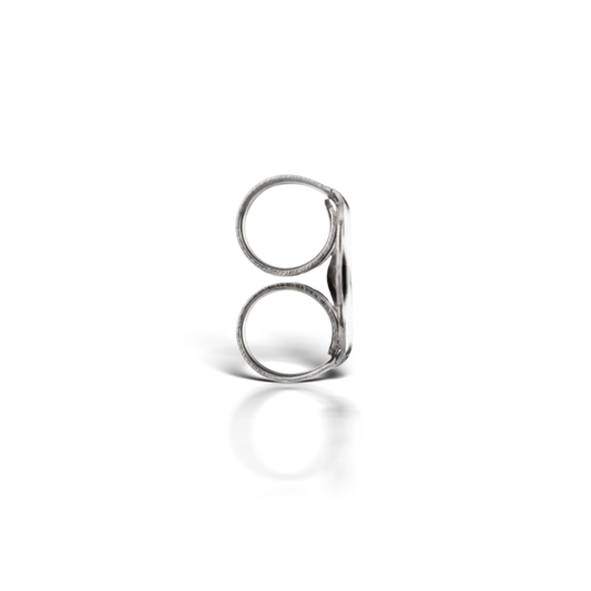 14k Gold Traditional Stud Earring Back