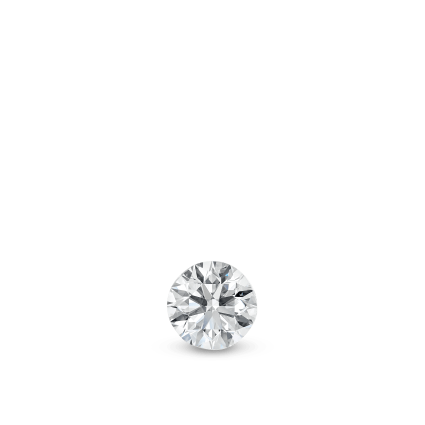 Invisible Set Diamond Stud Earring