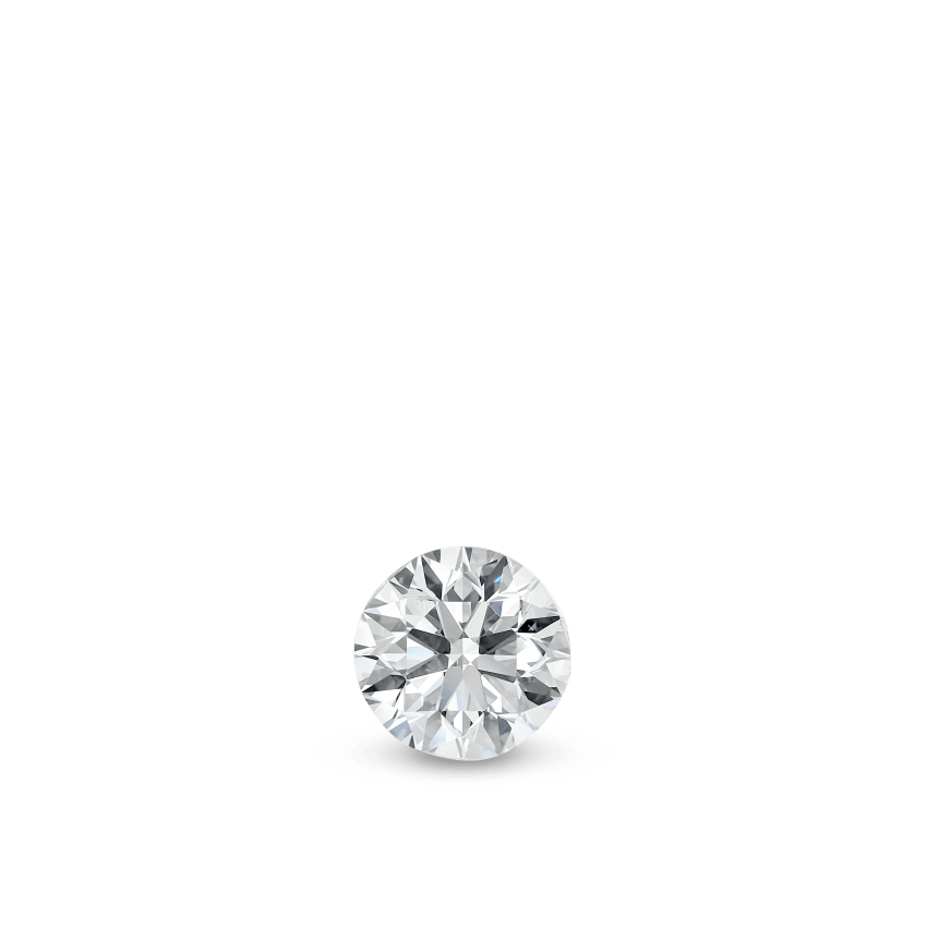 Invisible Set Diamond Stud Earring