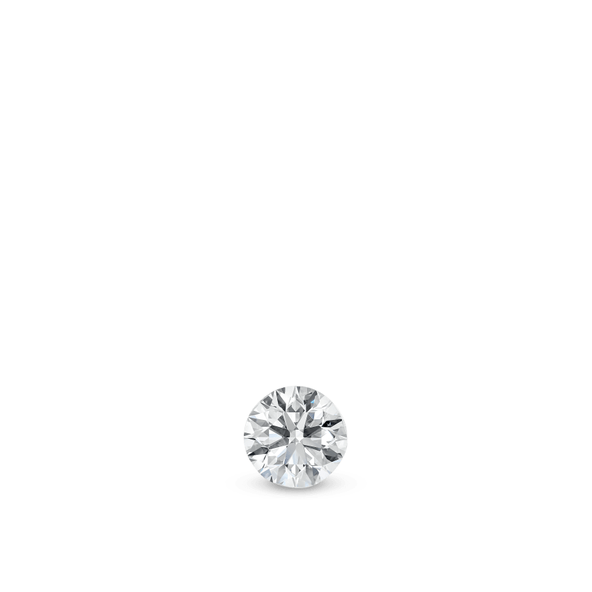 Invisible Set Diamond Stud Earring