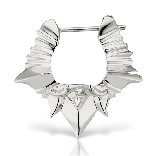 Large Javanese Spike Hoop Earring