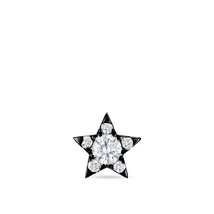 Diamond Star Stud Earring