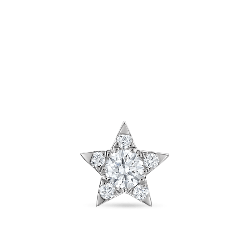 Diamond Star Stud Earring