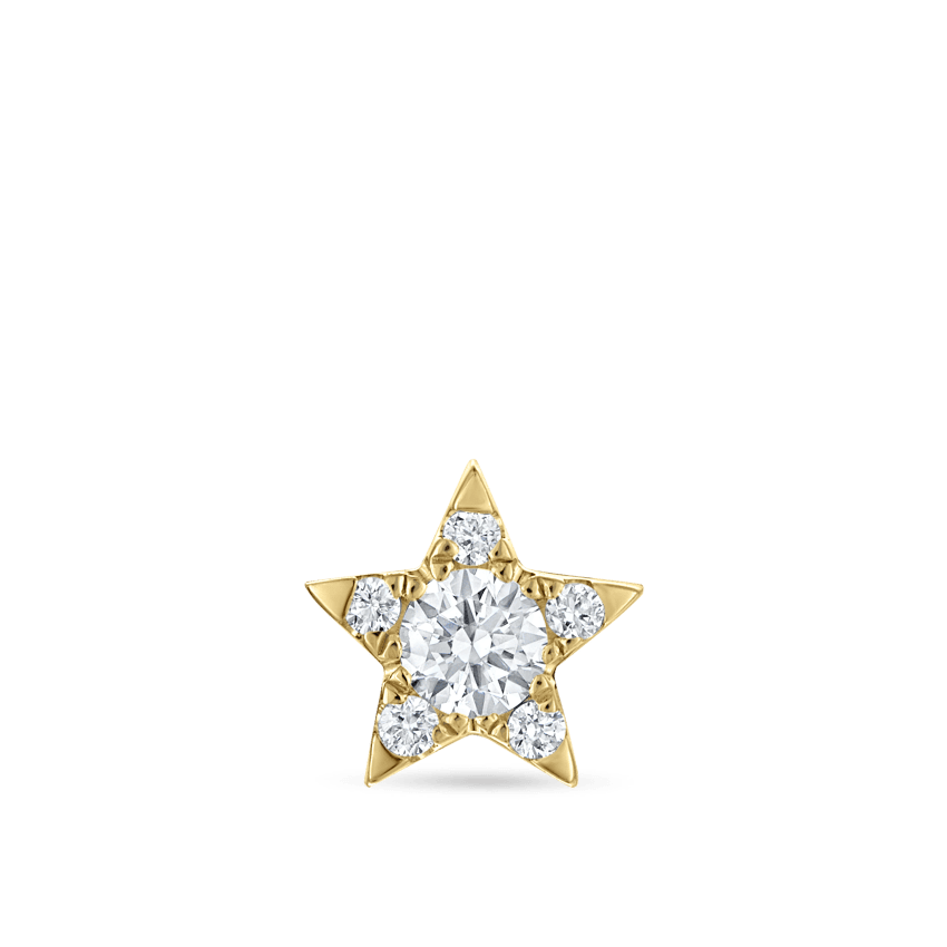 Diamond Star Stud Earring