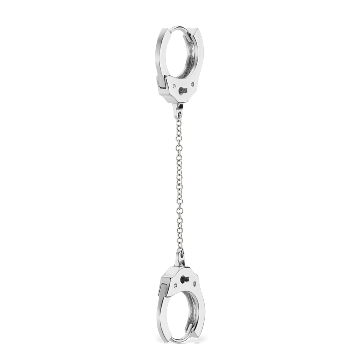 Handcuff Hoop Earring with Medium Chain