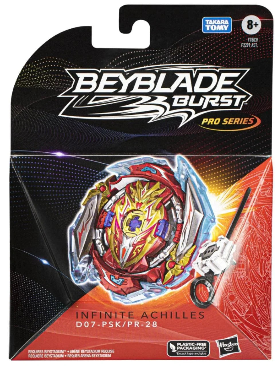 HASBRO Infinite Achilles Burst PRO SERIES Beyblade F7803