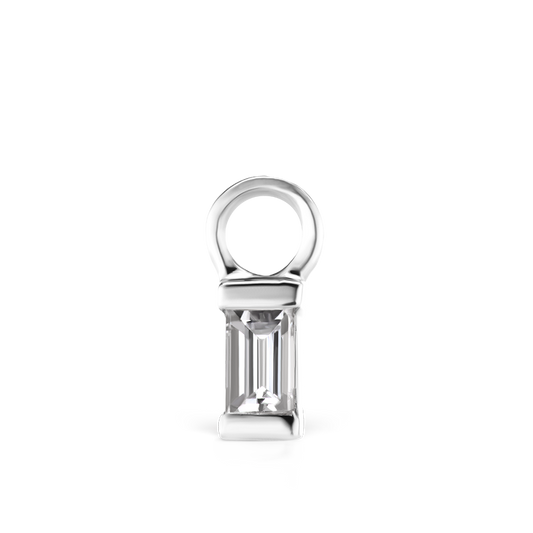 Diamond Baguette Charm