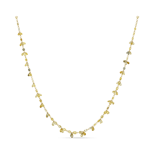 Fancy Diamond Ear-to-Ear Single Chain Charm