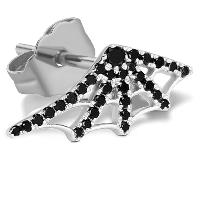 Black Diamond Web Earstud