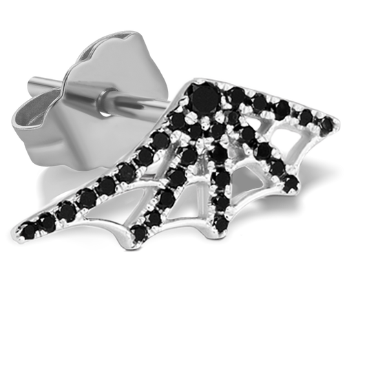 Black Diamond Web Earstud