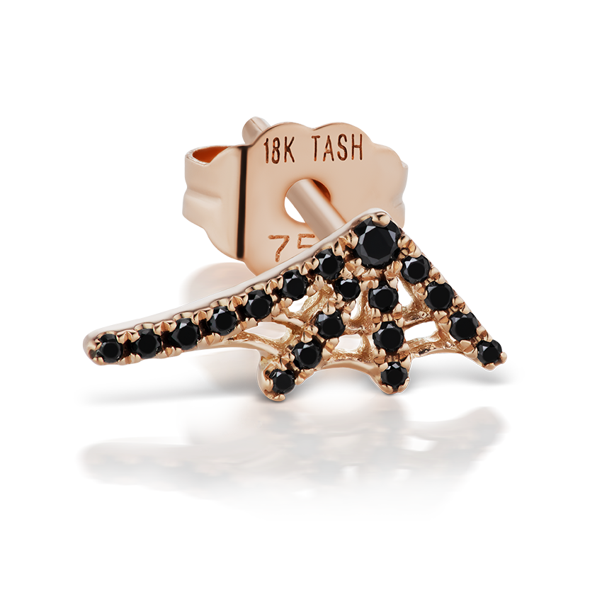 Black Diamond Web Earstud