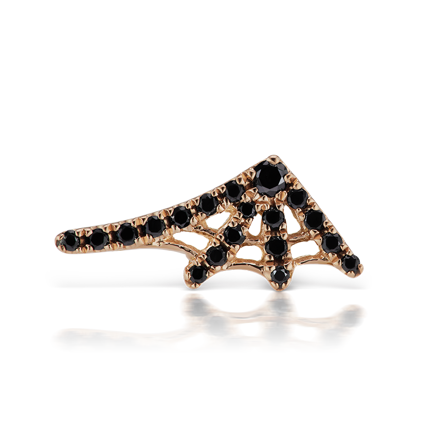 Black Diamond Web Earstud