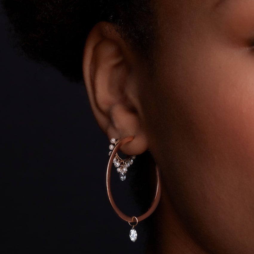 Flat Hoop Earring