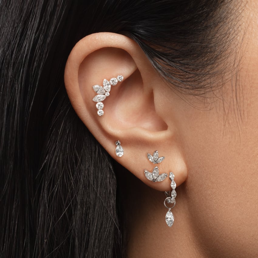Marquise Diamond Charm