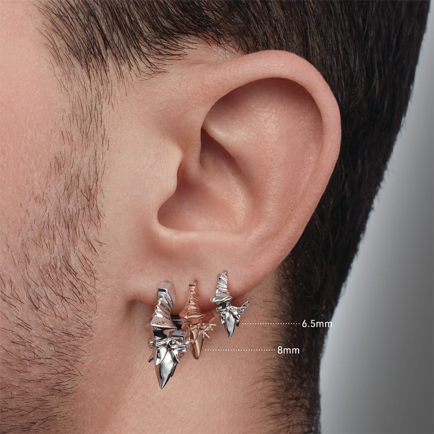 Javanese Spike Hoop Earring
