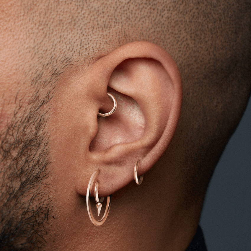 Vertex Hoop Earring