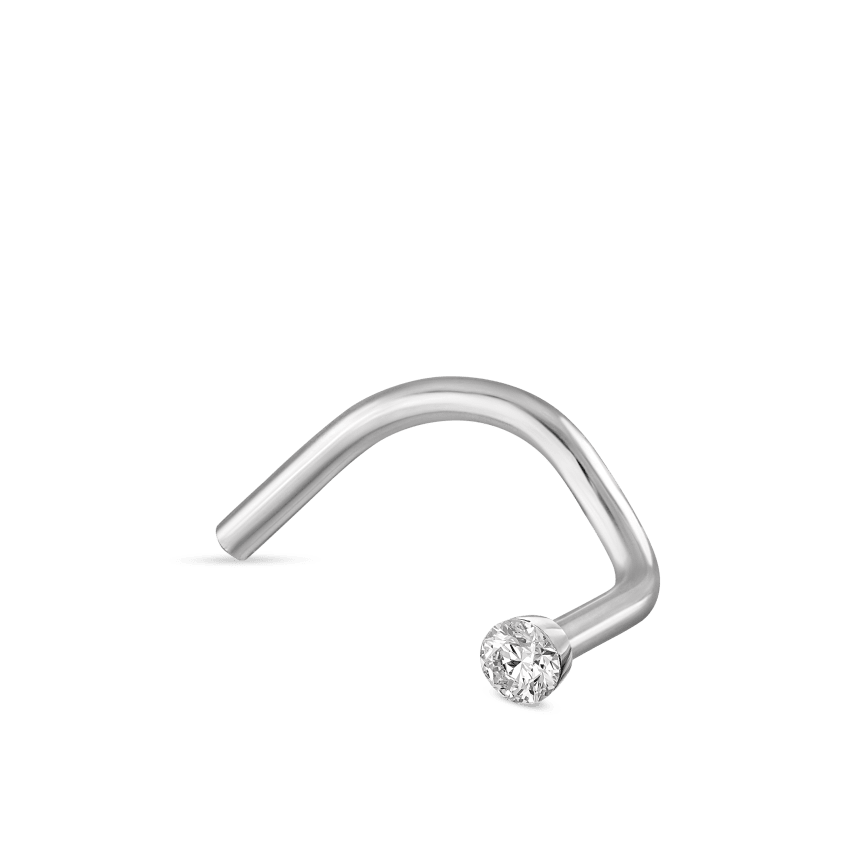 Invisible Set Diamond Nostril Screw