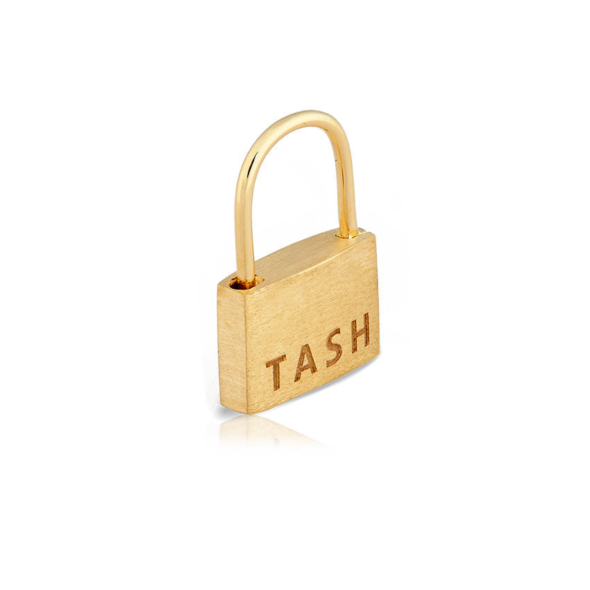 Padlock Hoop Earring