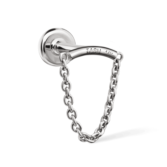 Single Chain Threaded Stud Drape With Titanium Backing