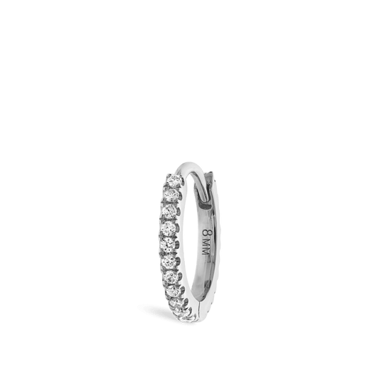 Diamond Eternity Hoop Earring