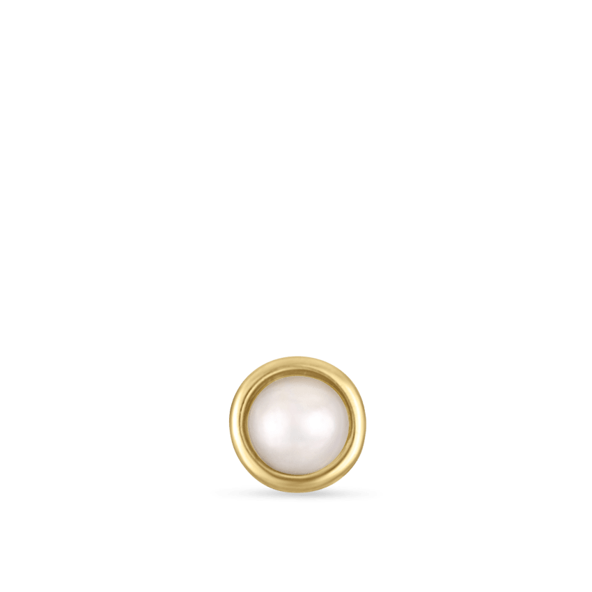 Natural Pearl Threaded Stud Earring