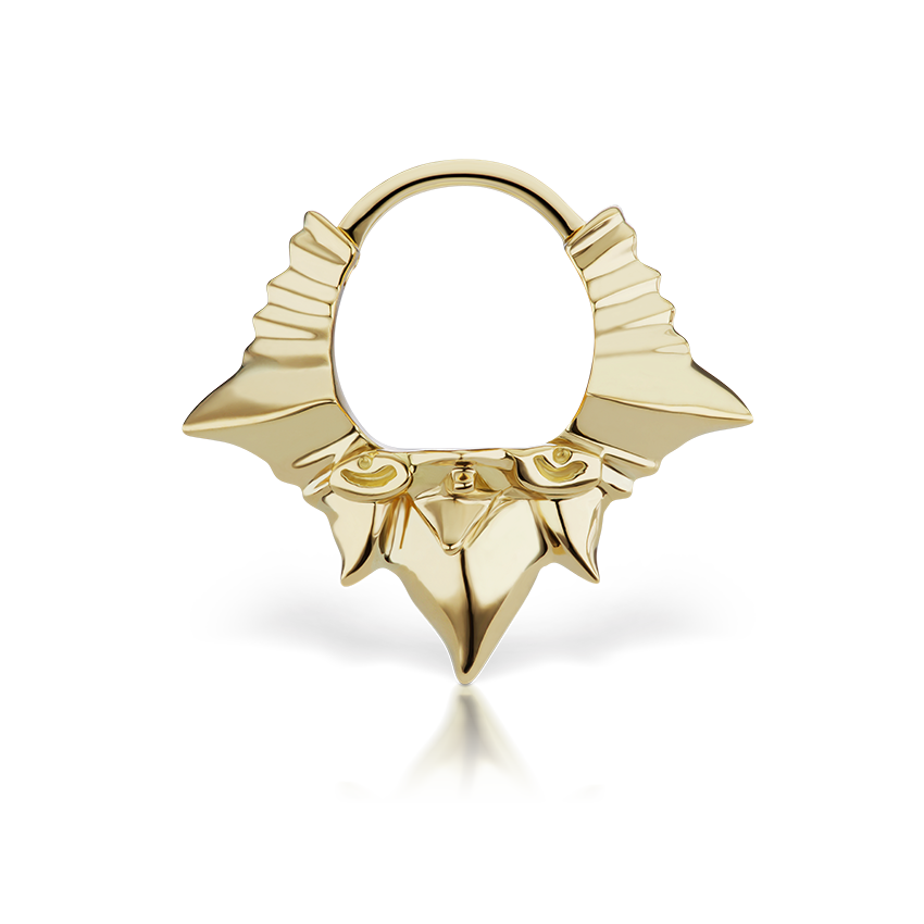 Javanese Spike Hoop Earring
