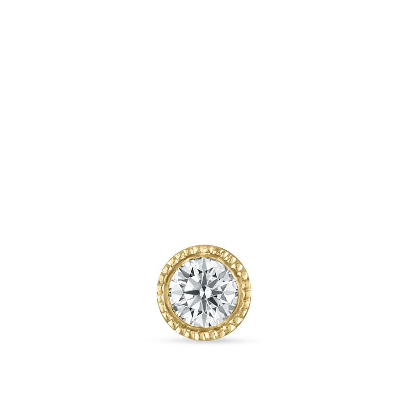 Diamond Scalloped Set Nostril Screw