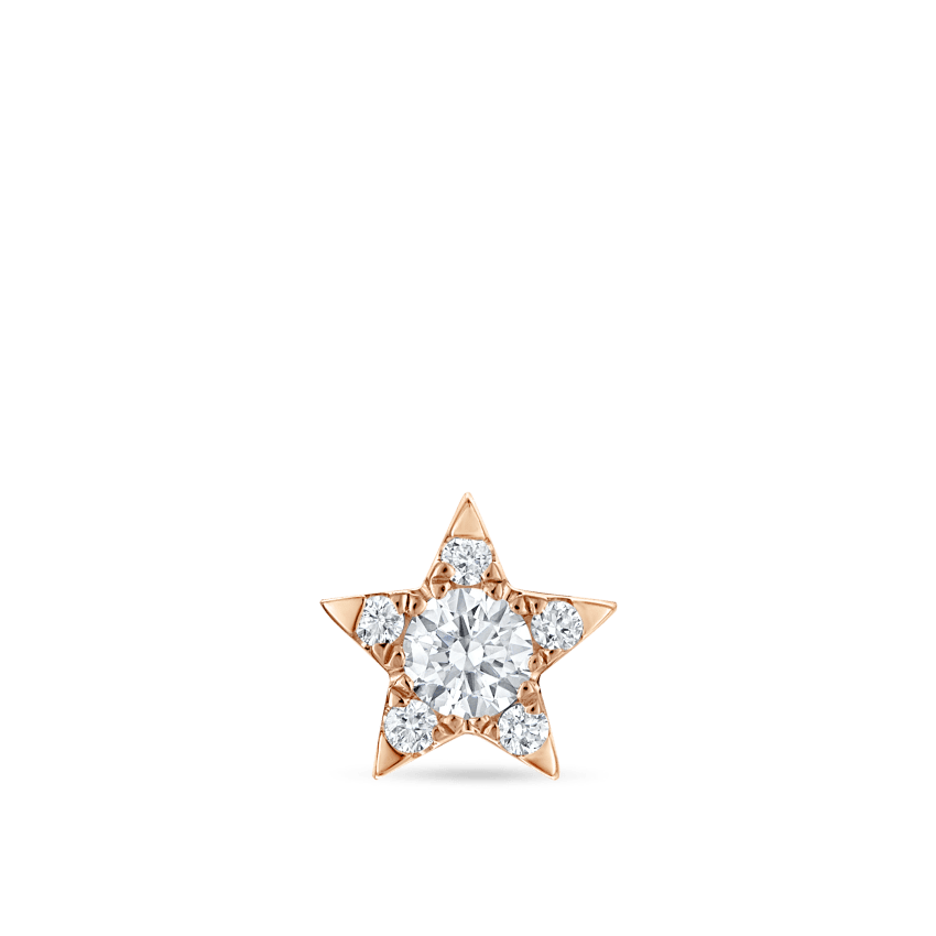 Diamond Star Stud Earring