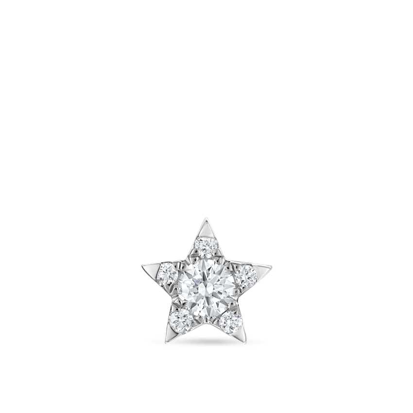 Diamond Star Stud Earring